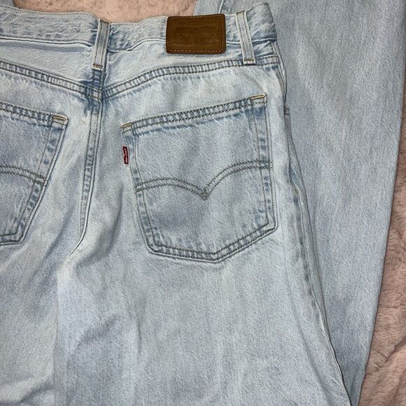 Levi’s light wash blue jeans baggy dad denim women’s size 26 - Picture 7 of 7